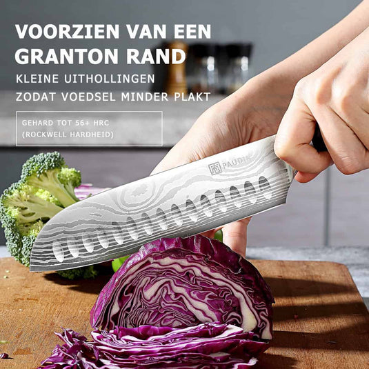 Paudin N5 Universeel Santoku Mes 17,5 cm