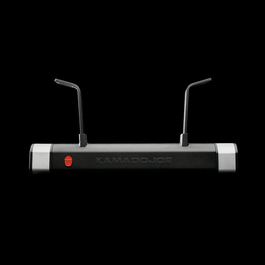 Detail van de Kamado Joe LED-handgreep